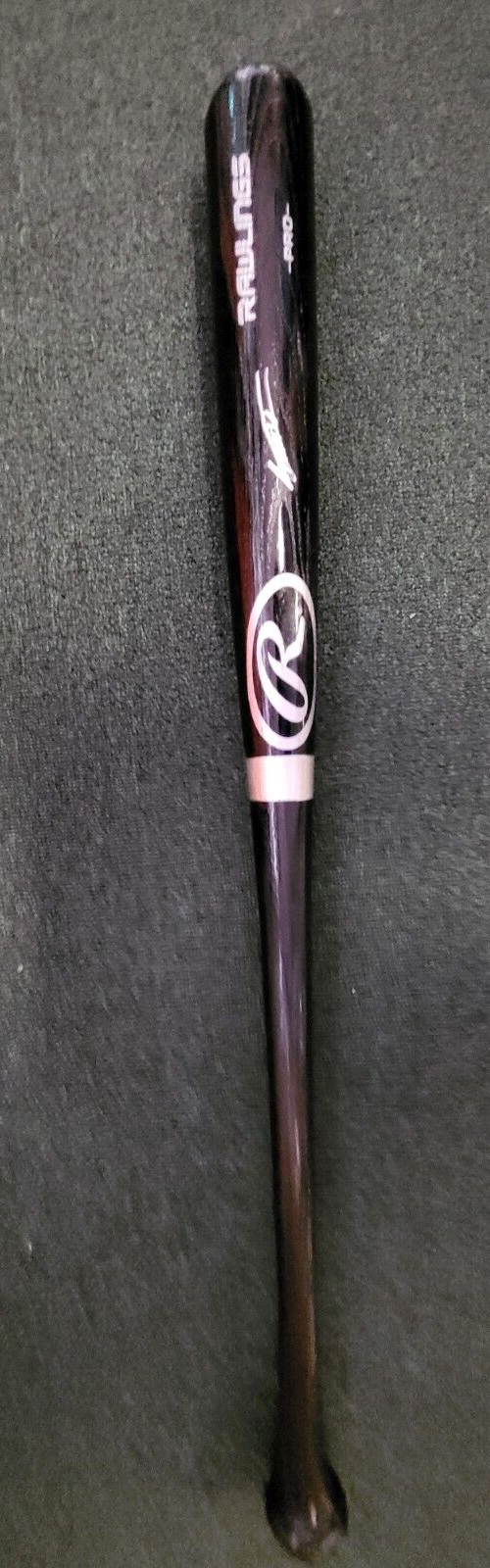 VLADIMIR GUERRERO JR TORONTO BLUE JAYS SIGNED AUTO RAWLINGS BLK BAT JSA ***