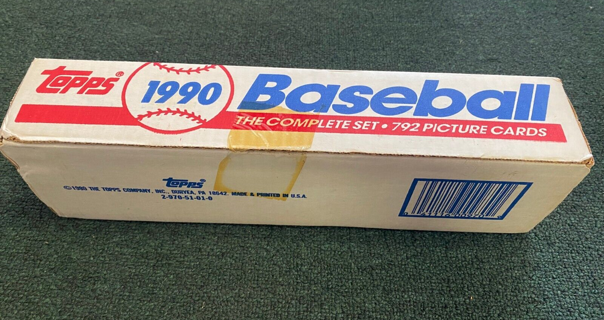 1990 TOPPS BASEBALL 792 CARDS COMPLETE SET