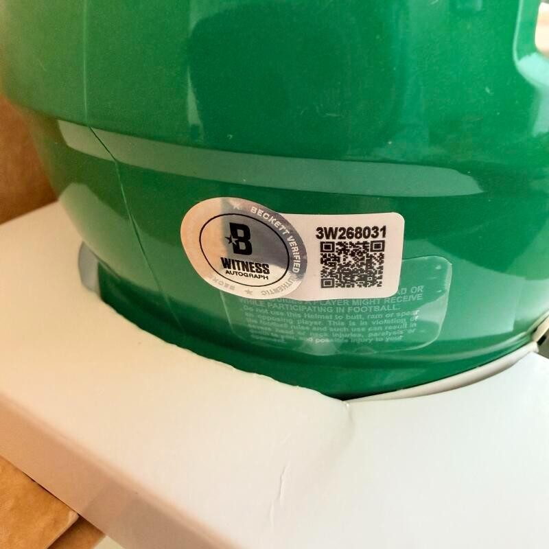 DESEAN JACKSON PHILADELPHIA EAGLES SIGNED THROWBACK MINI HELMET BECKET