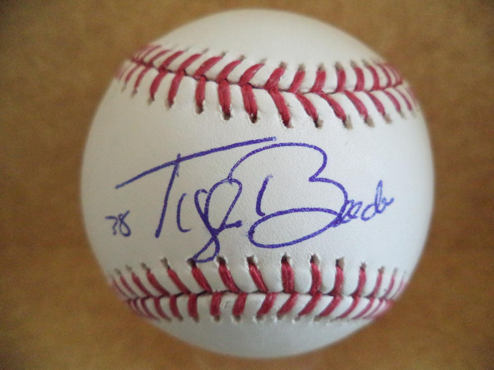 TYLER BEEDE SAN FRANCISCO GIANTS SIGNED AUTOGRAPHED M.L. BASEBALL W/COA 