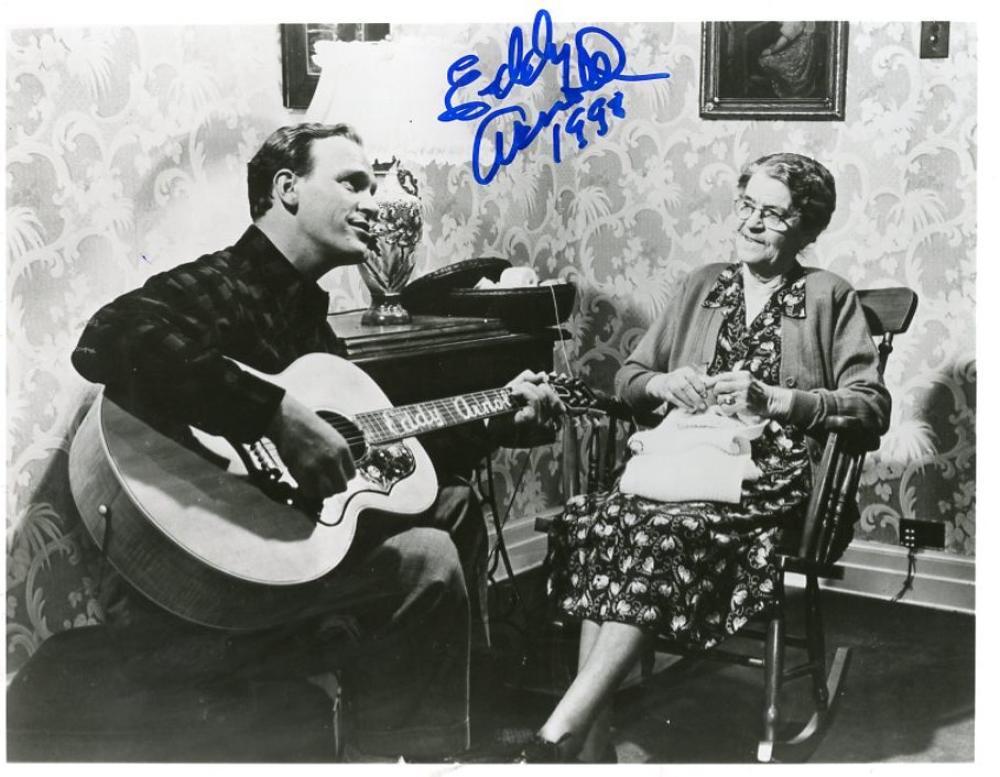 EDDY ARNOLD COUNTRY SINGER GREAT DECEASED . 2008 SIGNED 8X10 W/  COA
