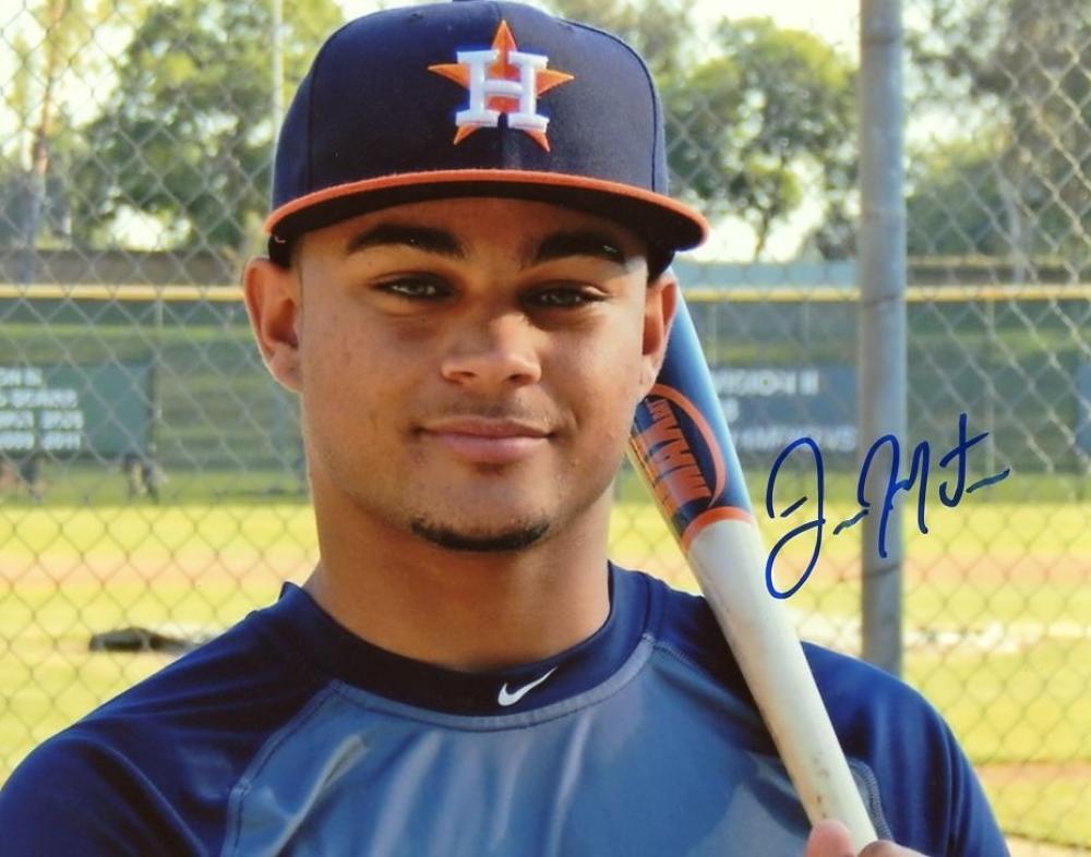 JASON MARTIN HOUSTON ASTROS SIGNED AUTOGRAPHED 8X10 PHOTO W/COA 