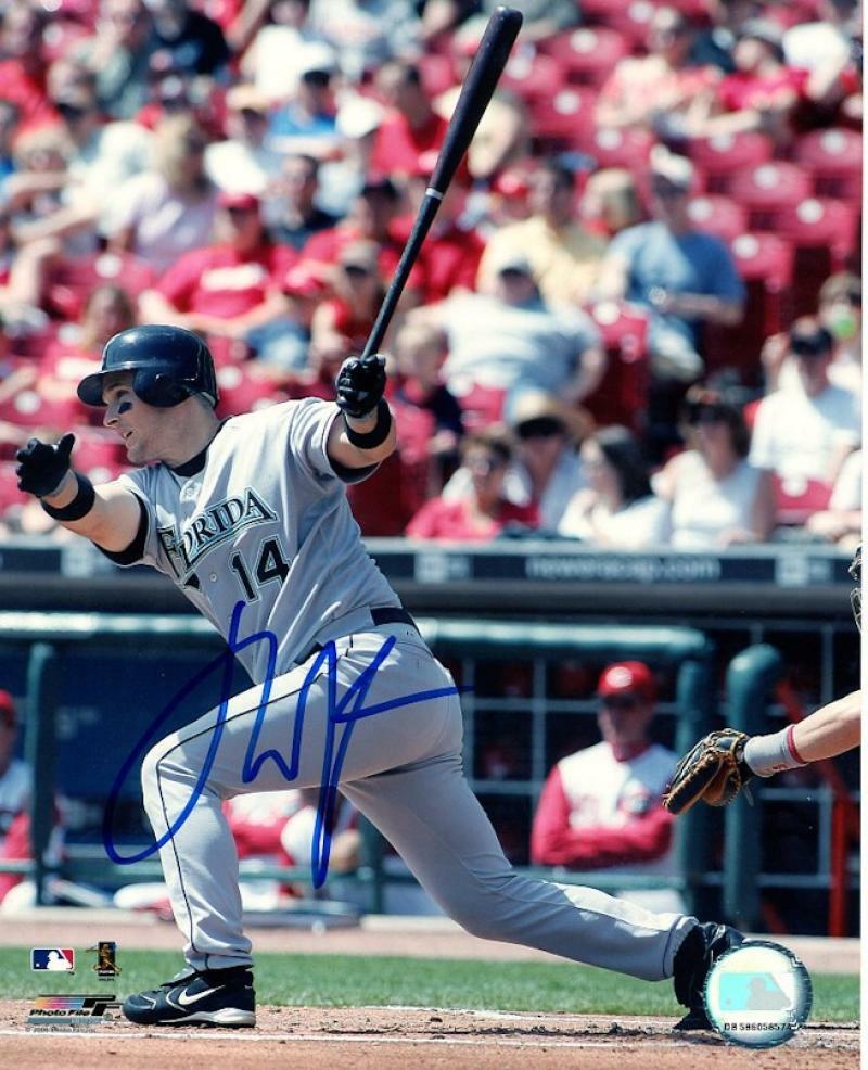 JOSH WILLINGHAM FLORIDA MARLINS ACTION SIGNED AUTOGRAPHED 8X10 PHOTO W/COA