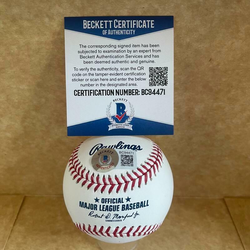 PEDRO GUERRERO 81 WS CHAMPS DODGERS SIGNED AUTO M.L. BASEBALL BAS BC94471