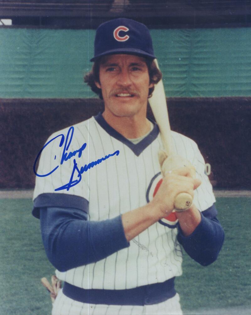 CHAMP SUMMERS   CUBS  SIGNED AUTOGRAPHED 8X10 PHOTO  W/ COA 