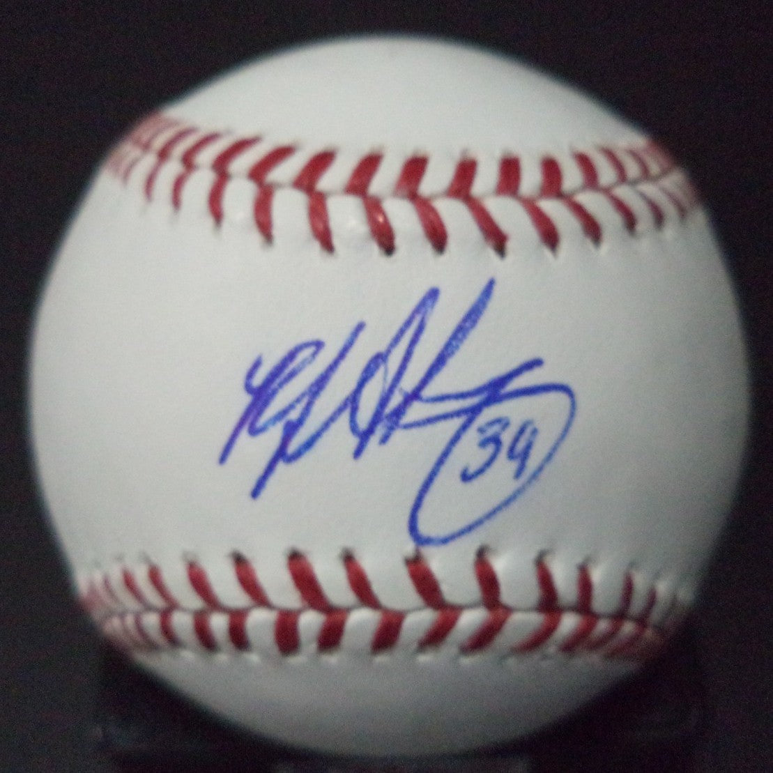 R.J. ALVAREZ SAN DIEGO PADRES SIGNED AUTOGRAPHED ROMLB BASEBALL W/COA