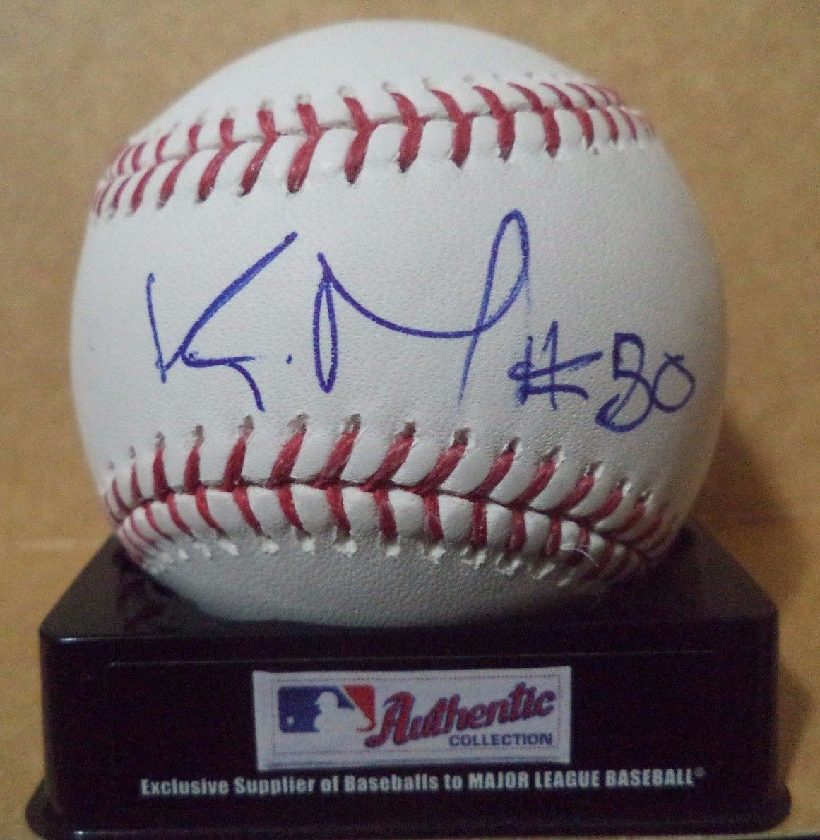 KEVIN MAITAN #50 ATLANTA BRAVES SIGNED AUTOGRAPHED ROMLB M.L BASEBALL W/COA