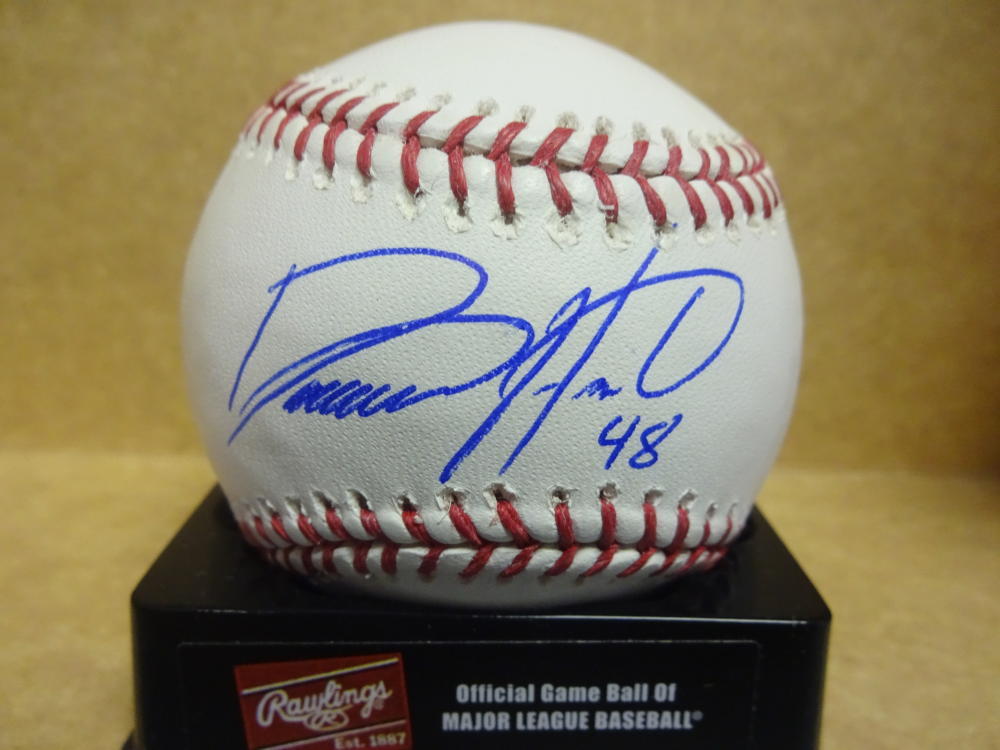 DONOVAN HAND MILWAUKEE BREWERS SIGNED M.L. BASEBALL W/COA