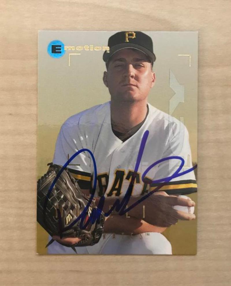DAN MICELI PITTSBURGH PIRATES SIGNED AUTOGRAPHED 1995 E MOTION CARD #177 W/COA 