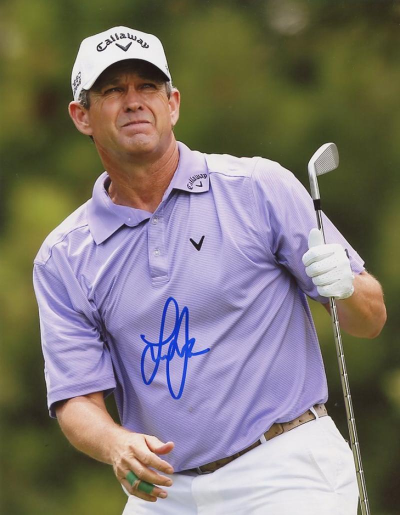 LEE JANZEN GOLF SIGNED AUTOGRAPHED 8X10 W/COA