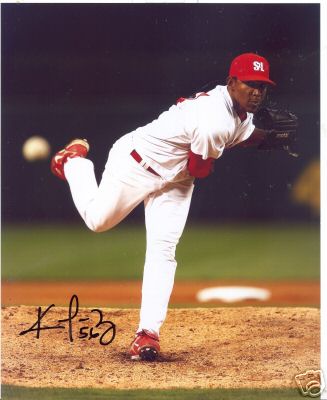 KELVIN JIMENEZ ST. LOUIS CARDINALS SIGNED 8X10 PHOTO