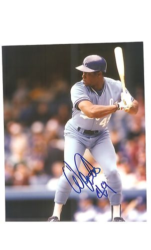 WARREN CROMARTIE  KANSAS CITY ROYALS SIGNED 8X10