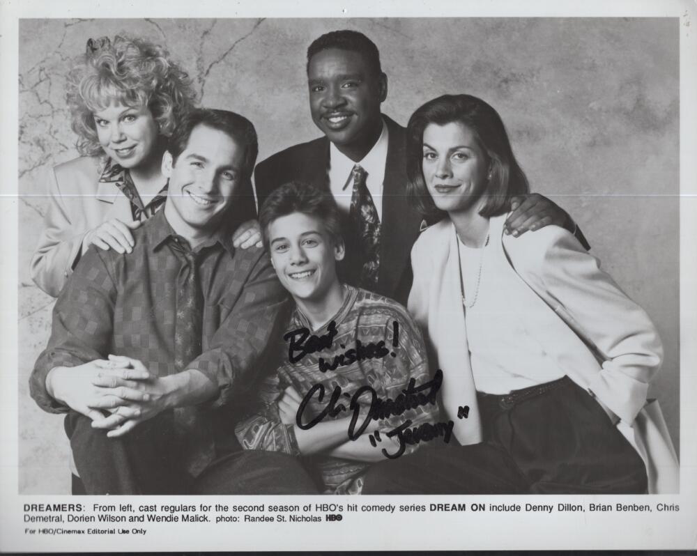 CHRIS DEMETRAL DREAM ON  SIGNED AUTOGRAPHED  8X10 PHOTO W/ COA