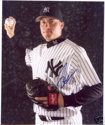 DARREL RASNER NEW YORK YANKEES SIGNED 8X10 PHOTO W/COA