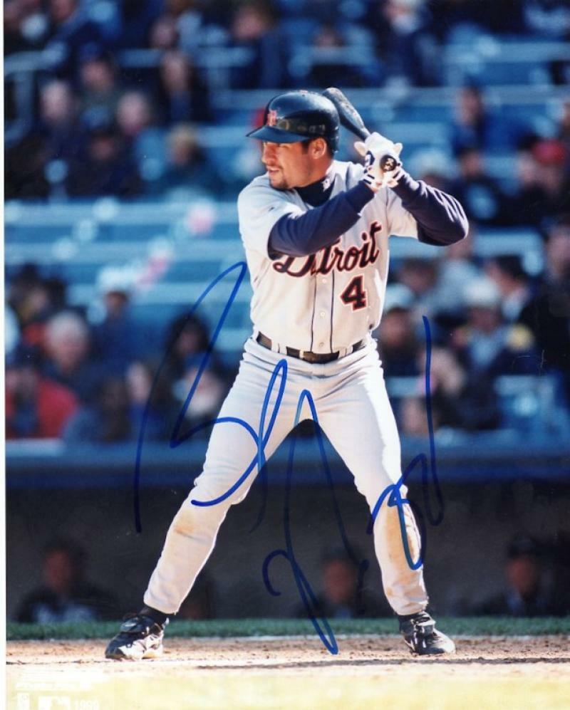 BOBBY HIGGINSON DETROIT TIGERS #4 SIGNED AUTOGRAPHED 8X10 PHOTO W/COA