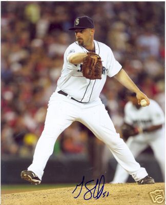 GEORGE SHERRILL SEATTLE MARINERS SIGNED 8X10 PHOTO COA