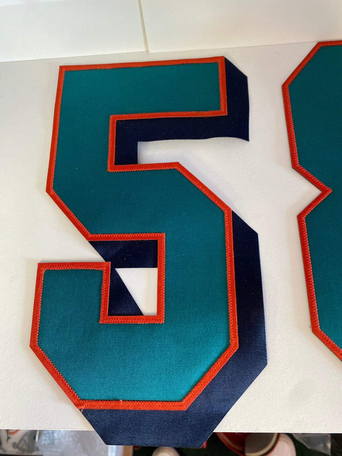 MIAMI DOLPHINS JERSEY NUMBERS 5 8 (GREAT FOR AUTOGRAPHS)