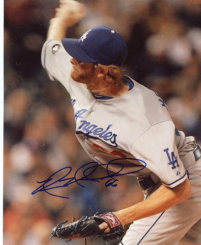 MIKE  MACDOUGAL     LA  DODGERS    SIGNED 8X10