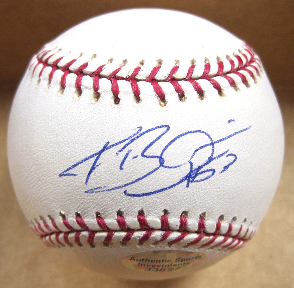 FRANCISCO BELTRAN GIANTS/TIGERS SIGNED AUTOGRAPHED M.L.BASEBALL W/COA