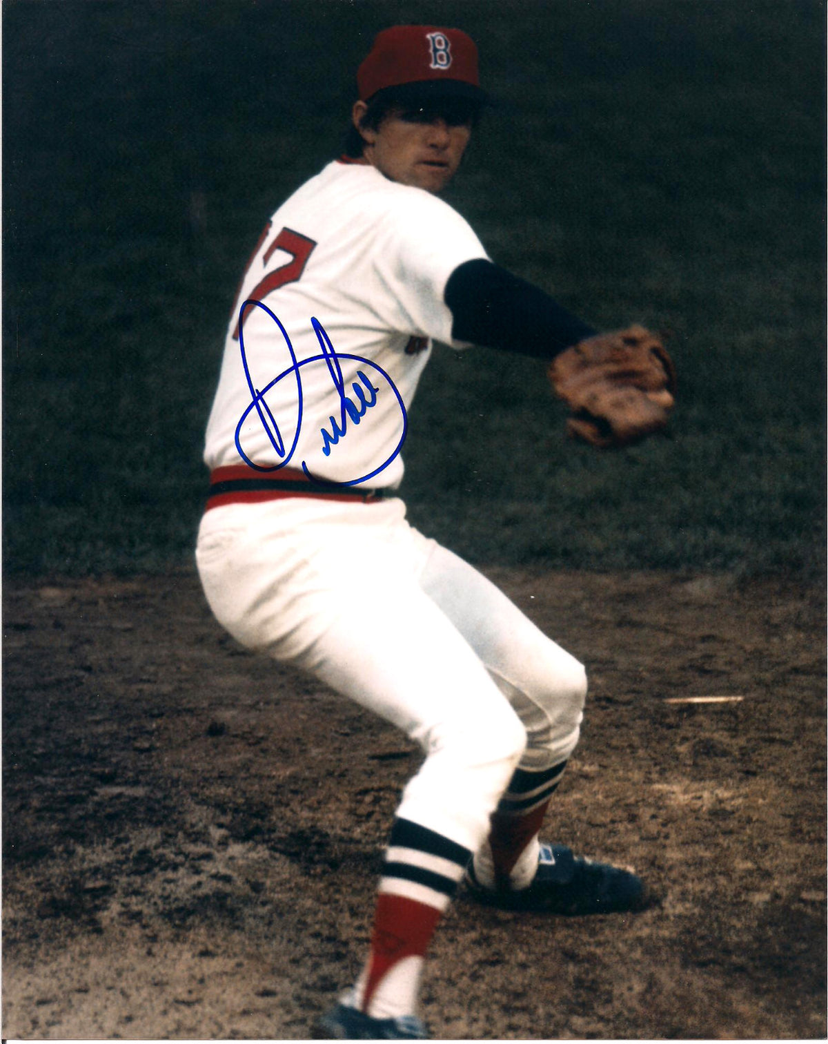 BILL LEE BOSTON RED SOX SIGNED 8X10 PHOTO W/COA