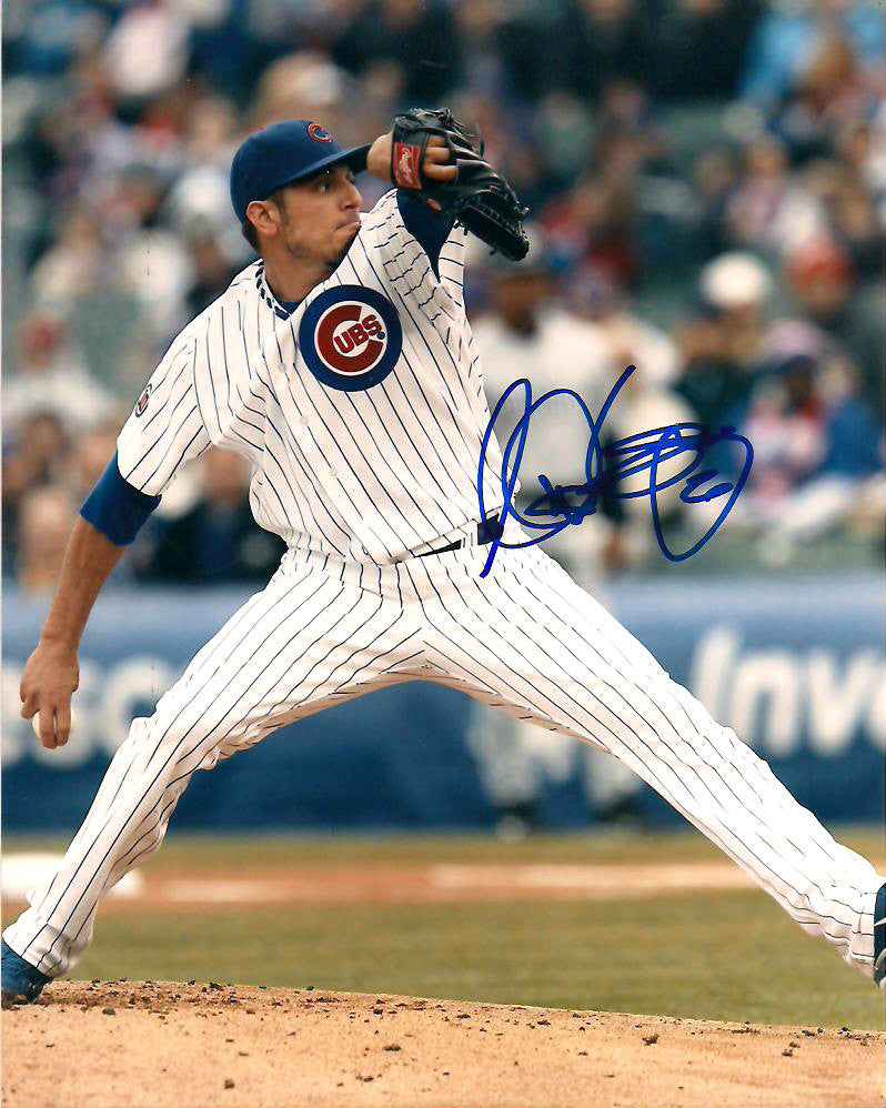 MATT GARZA CHICAGO CUBS SIGNED AUTOGRAPHED 8X10 PHOTO W/COA