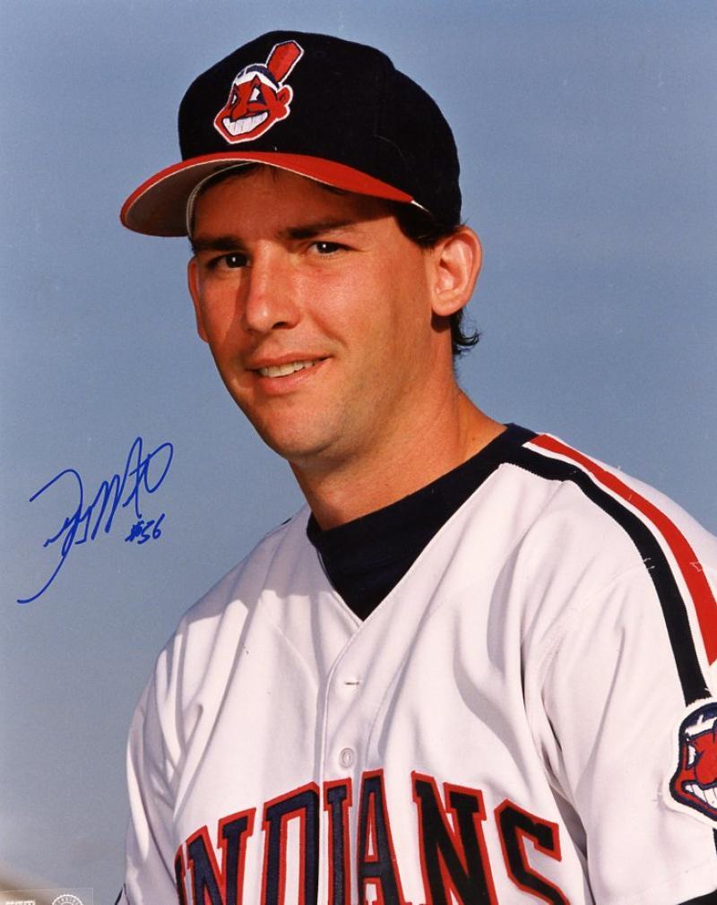 JEFF MUTIS CLEVELAND INDIANS SIGNED AUTOGRAPHED 8X10 PHOTOS W/COA 