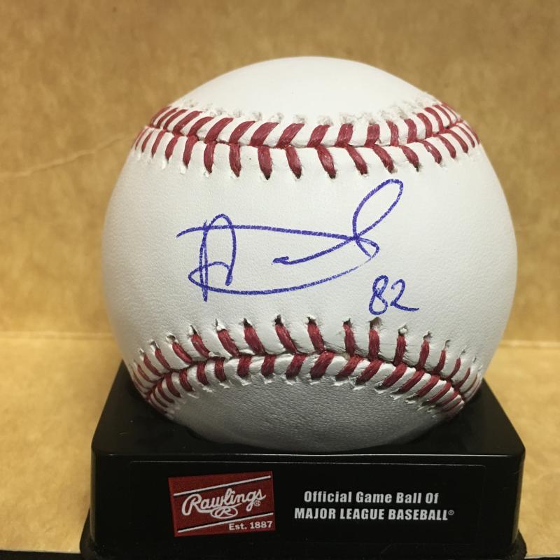 CALTEN DAAL CINCINNATI REDS M.L. SIGNED BASEBALL W/COA