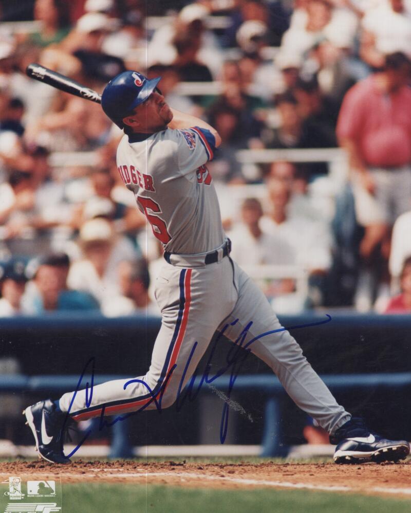 CHRIS WIDGER MONTREAL EXPOS SIGNED AUTOGRAPHED 8X10 PHOTO W/ COA