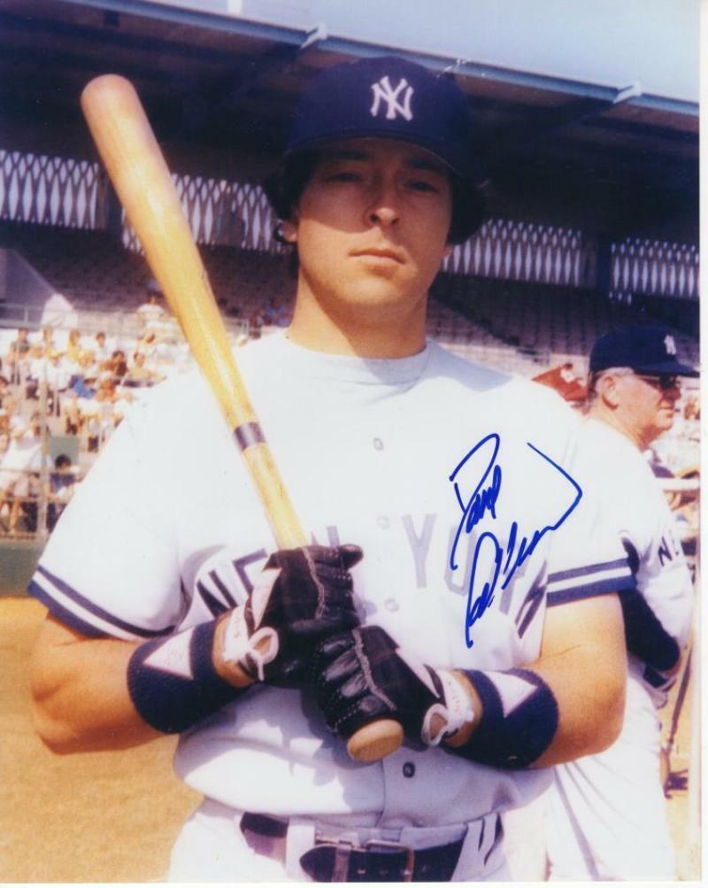 DAVE COLLINS NEW YORK YANKEES SIGNED AUTOGRAPHED 8X10 W/COA