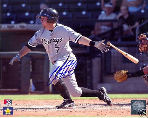 C.J. RETHERFORD CHICAGO WHITE SOX SIGNED 8X10 PHOTO COA
