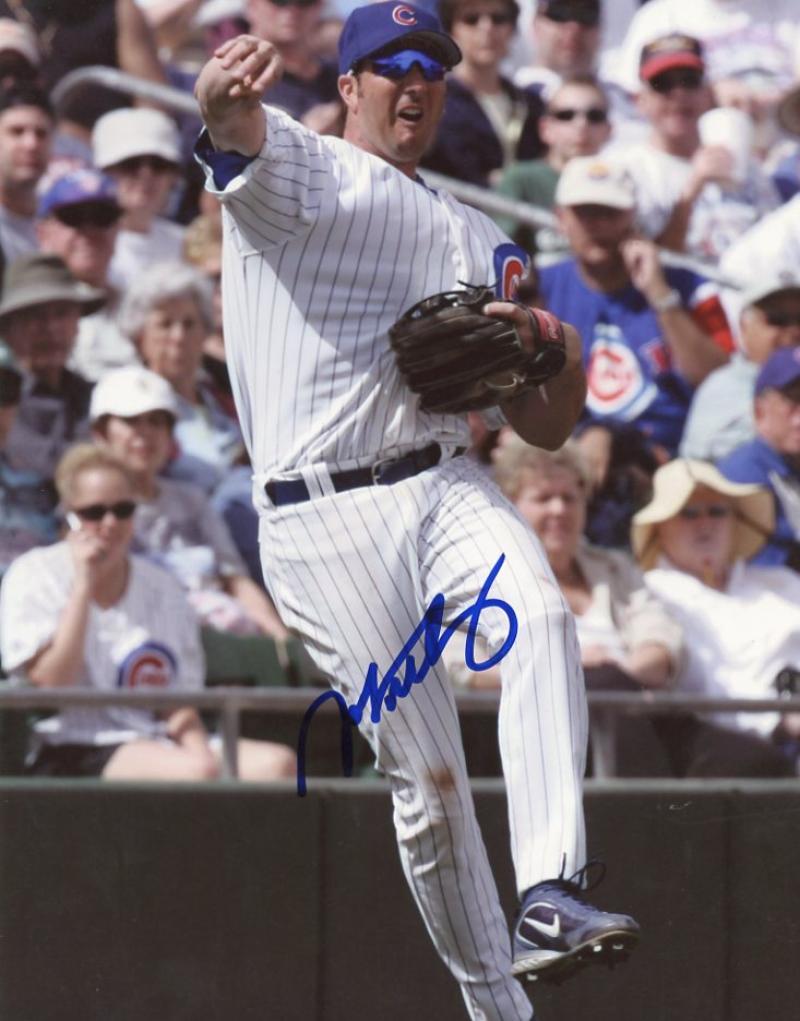 JOHN MABRY CHICAGO CUBS SIGNED AUTOGRAPHED 8X10 PHOTO W/COA