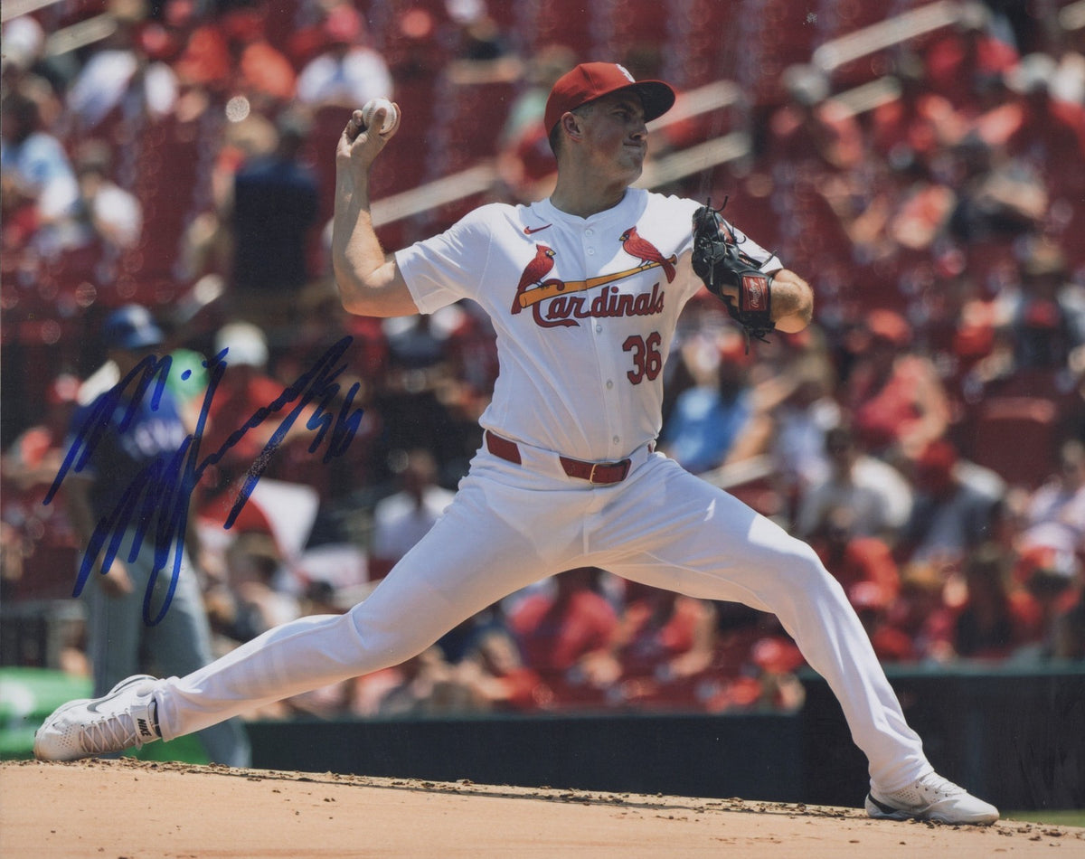 MICHAEL MCGREEVY ST. LOUIS CARDINALS SIGNED AUTOGRAPHED 8X10 PHOTO W/ COA