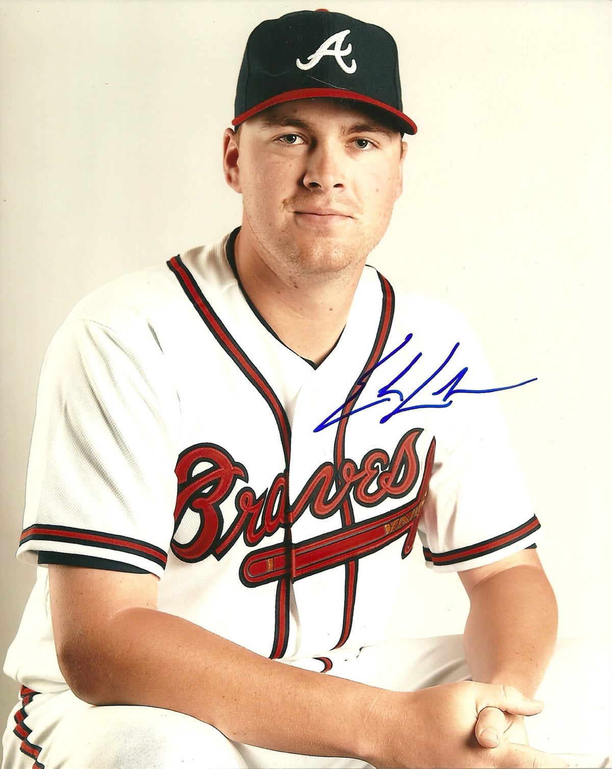 ERIC CORDIER ATLANTA BRAVES SIGNED AUTOGRAPHED 8x10 PHOTO W/COA