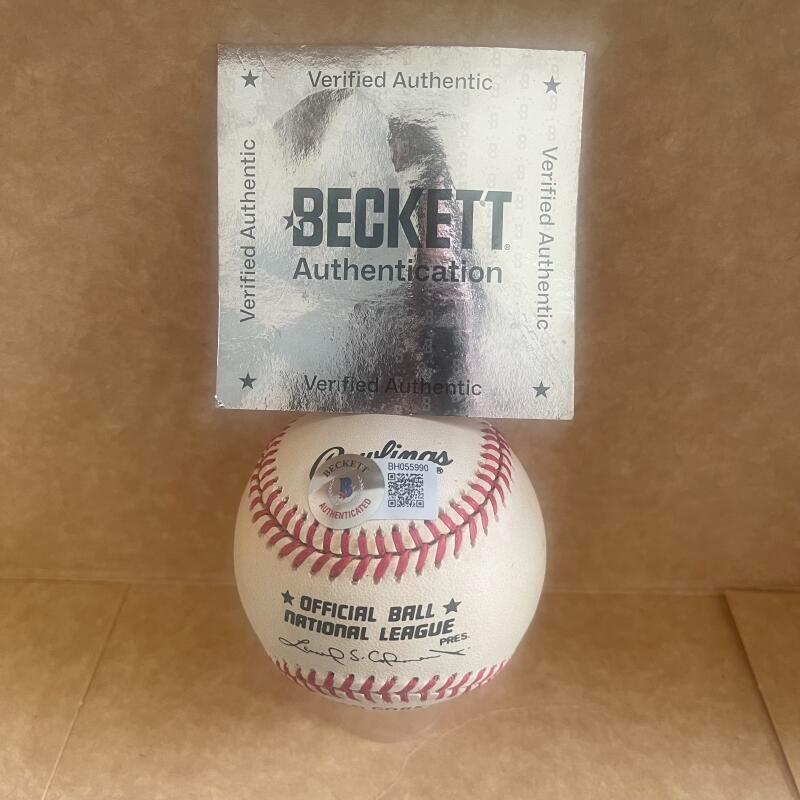 RALPH BRANCA BOBBY THOMSON 10/3/51 SIGNED AUTOGRAPHED N.L. BASEBALL BAS AUTH