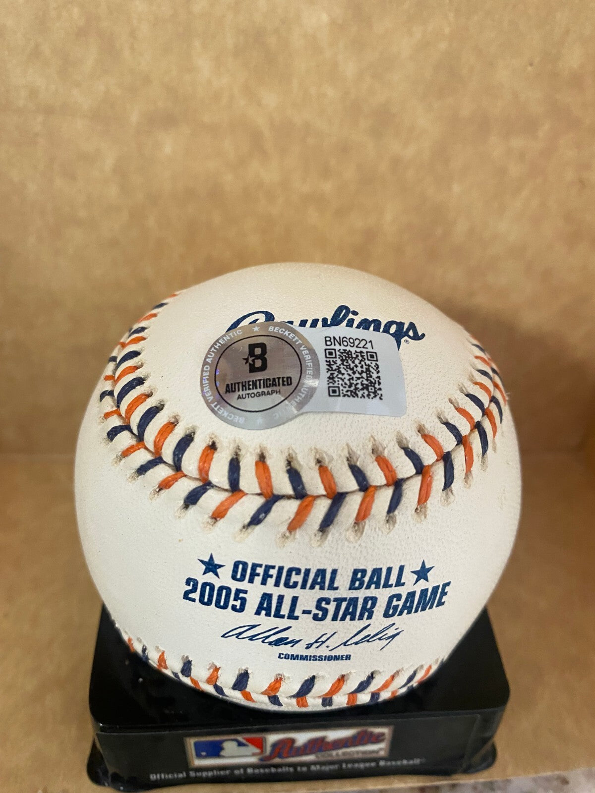 ICHIRO SUZUKI MARINERS SIGNED AUTOGRAPHED 2005 ALL STAR GAME BASEBALL BECKETT