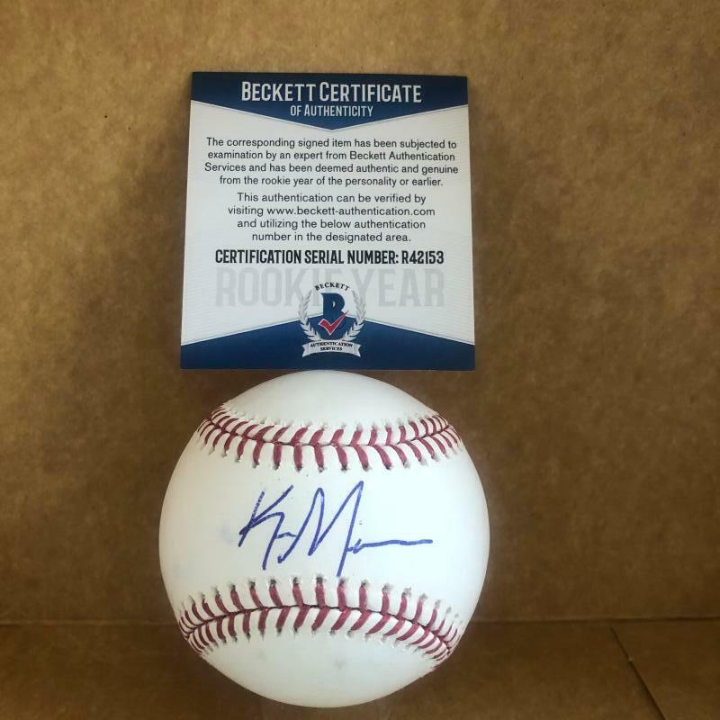 KAMERON MISNER MIAMI MARLINS ROOKIE YEAR SIGNED AUTO M.L. BASEBALL BAS R42153