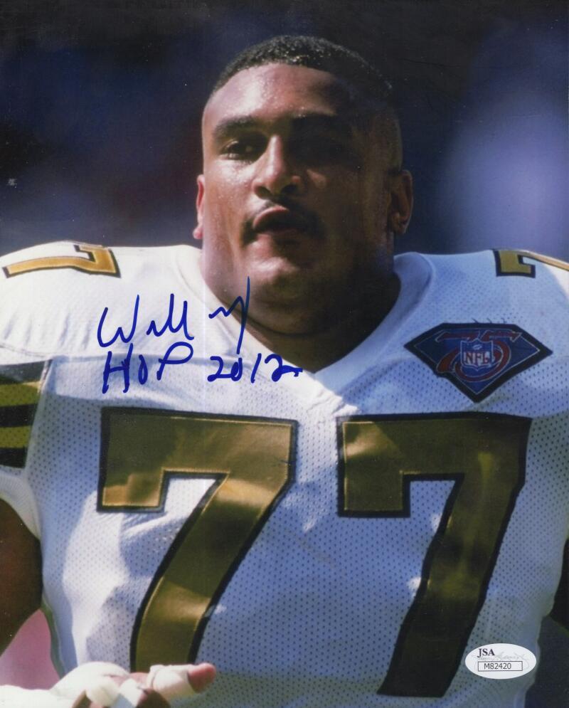 WILLIE ROAF SAINTS HOF 2012  SIGNED AUTOGRAPHED 8X10 PHOTO W/ COA