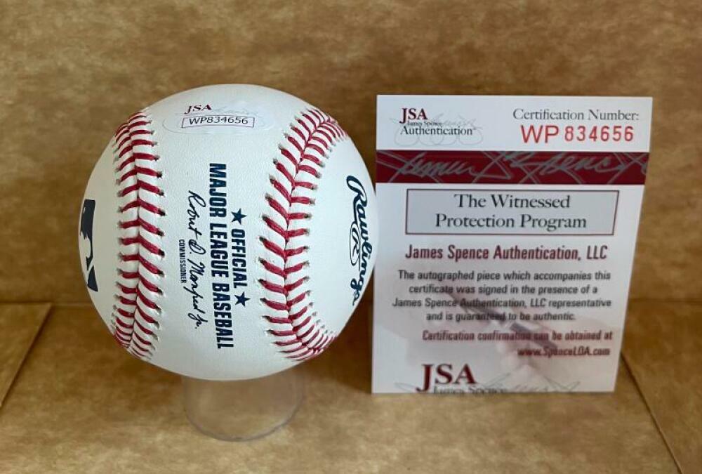NICK SOLAK TEXAS RANGERS SIGNED AUTO M.L. BASEBALL JSA WP834656