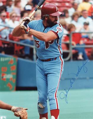 JOHN WOCKENFUSS  PHILADELPHIA   PHILLIES SIGNED