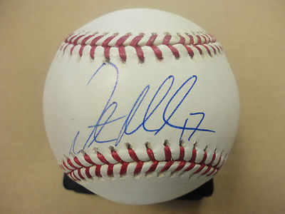 DUSTIN MOHR SAN FRANCISCO GIANTS SIGNED AUTOGRAPHED MAJOR LEAGUE BASEBALL COA
