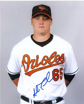 ADAM  DONACHIE    BALTIMORE  ORIOLES  SIGNED 8X10 PHOTO