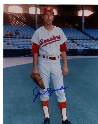 JOE  GRZENDA  WASHINGTON  SENATORS   SIGNED  AUTOGRAPHED 8X10 PHOTO
