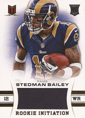 STEDMAN BAILEY 2013 PANINI MOMENTUM ROOKIE INITIATION GU JERSEY RC CARD 234/399