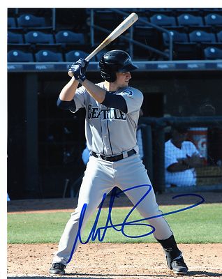 MIKE  ZUNINO   SEATTLE   MARINERS  SIGNED  AUTOGRAPHED  8X10  PHOTO