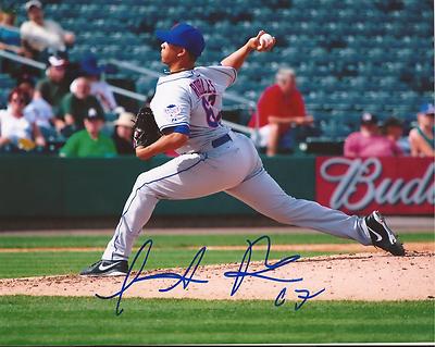 HANSEL ROBLES NEW YORK METS SIGNED AUTOGRAPHED 8X10 PHOTO W/COA