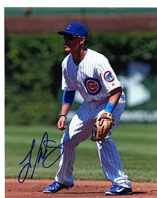 LOGAN  WATKINS  FIELDING   CHICAGO  CUBS   SIGNED  AUTOGRAPHED 8X10  PHOTO