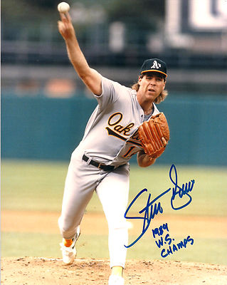 STORM DAVIS OAKLAND A'S 1989 W.S. CHAMPS SIGNED AUTOGRAPHED 8X10 PHOTO W/COA