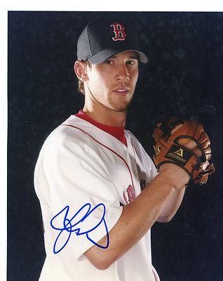 CRAIG  BRESLOW  BOSTON  RED SOX  SIGNED AUTOGRAPHED 8X10  PHOTO