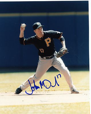 JOHN MCDONALD     PITTSBURGH  PIRATES  SIGNED AUTOGRAPHED    8X10  PHOTO