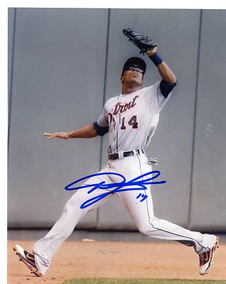 AUSTIN JACKSON    DETROIT  TIGERS SIGNED  AUTOGRAPHED  8X10 PHOTO